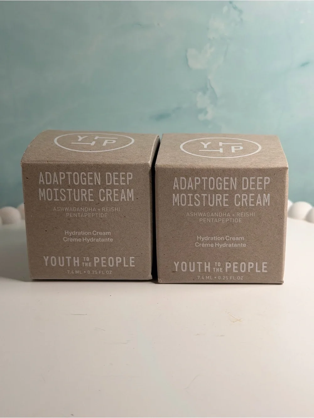 Youth To The People Adaptogen Deep Moisture Cream 7mL/.24oz MINI 2-pack